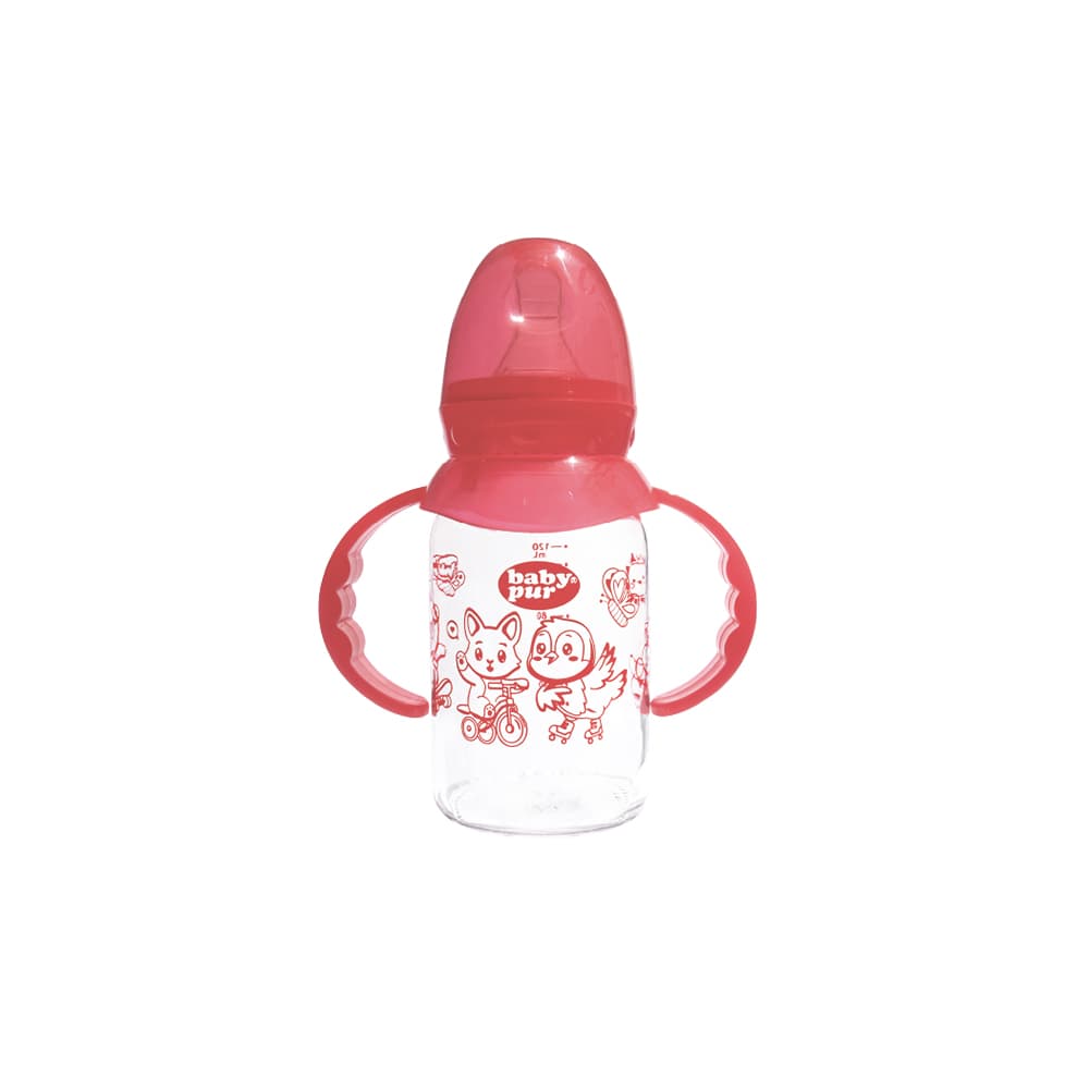 Baby Pur Biberon en Verre avec Ance 120ML 76503