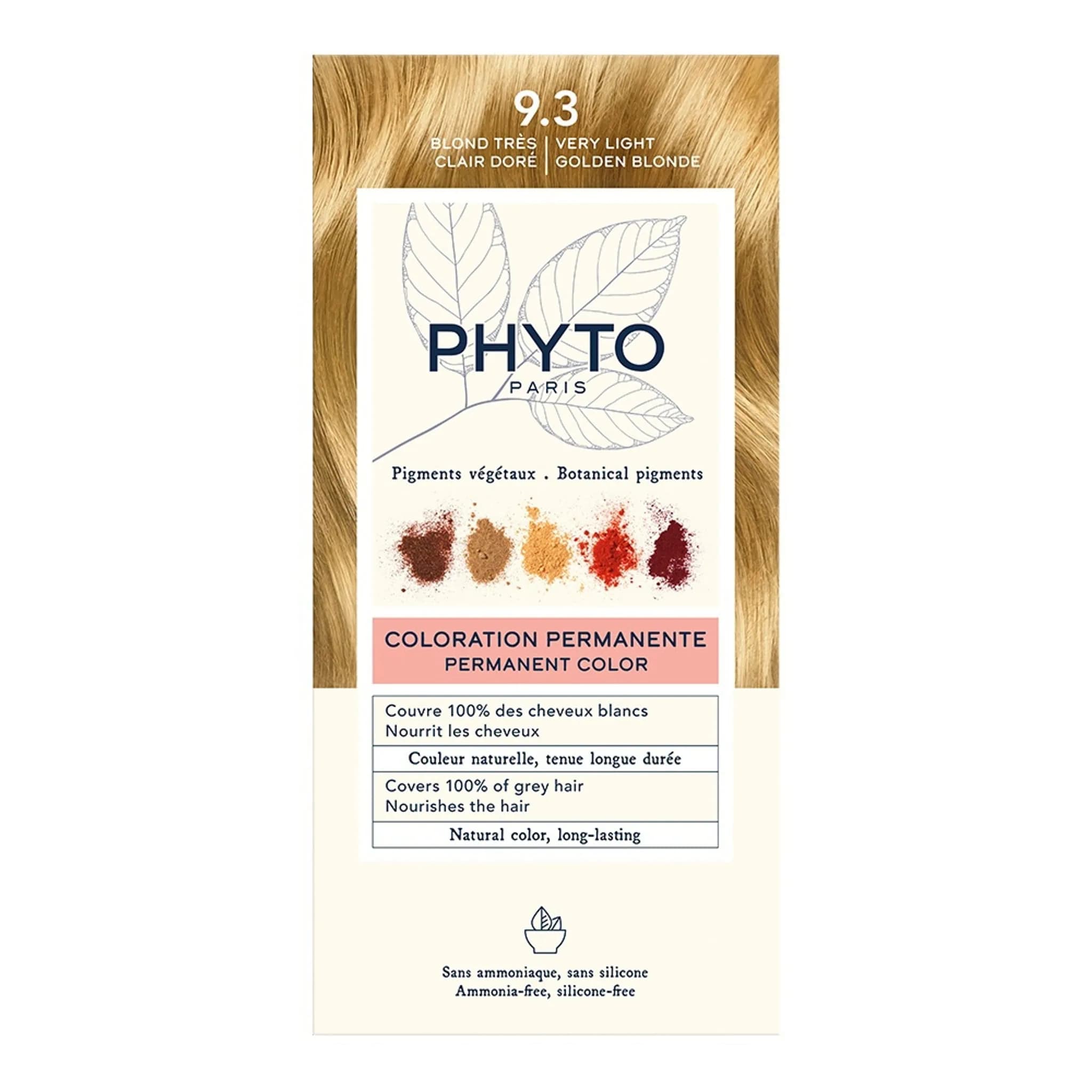 Phyto Phytocolor 9.3 Blond Tres Clair Dore