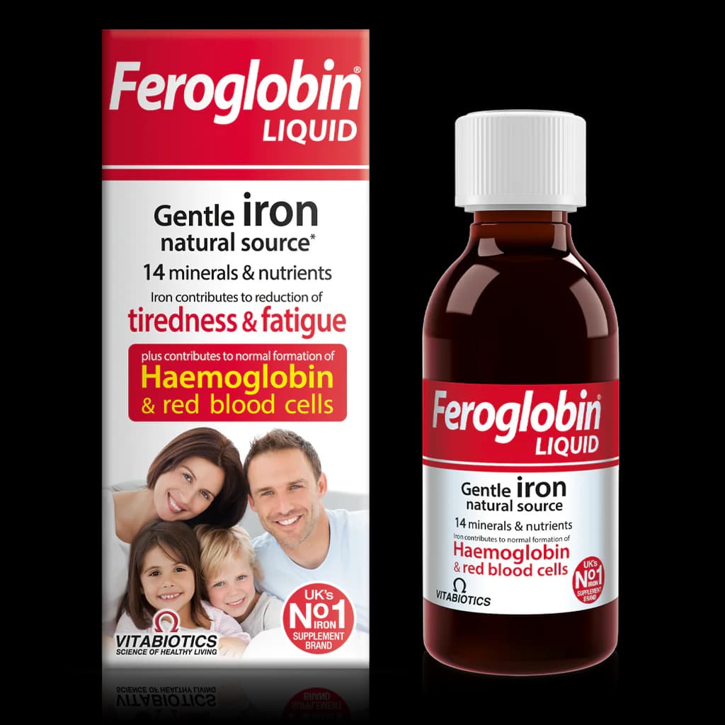 Vitabiotic FEROGLOBIN SIROP 200ML date (4/2026