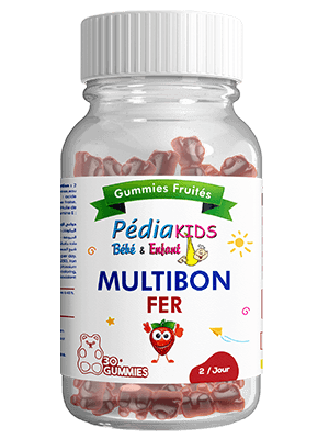 Pediakids Multibon Fer BT 30 Gummy