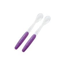 Nuk 2 Cuillères en silicone doux 4m+