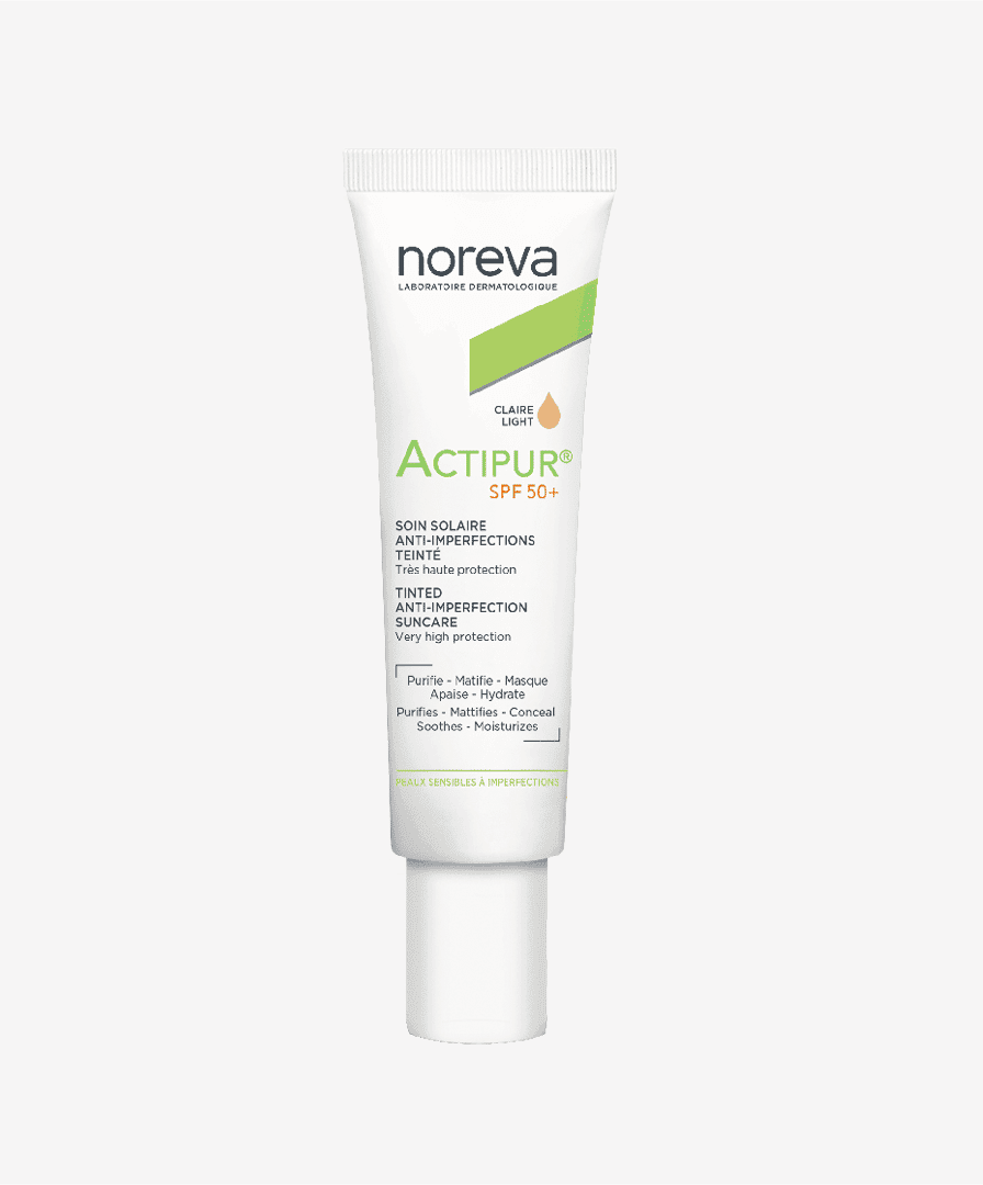 Noreva Actipur Soin Solaire Anti Imperfections Teinte Claire SPF50