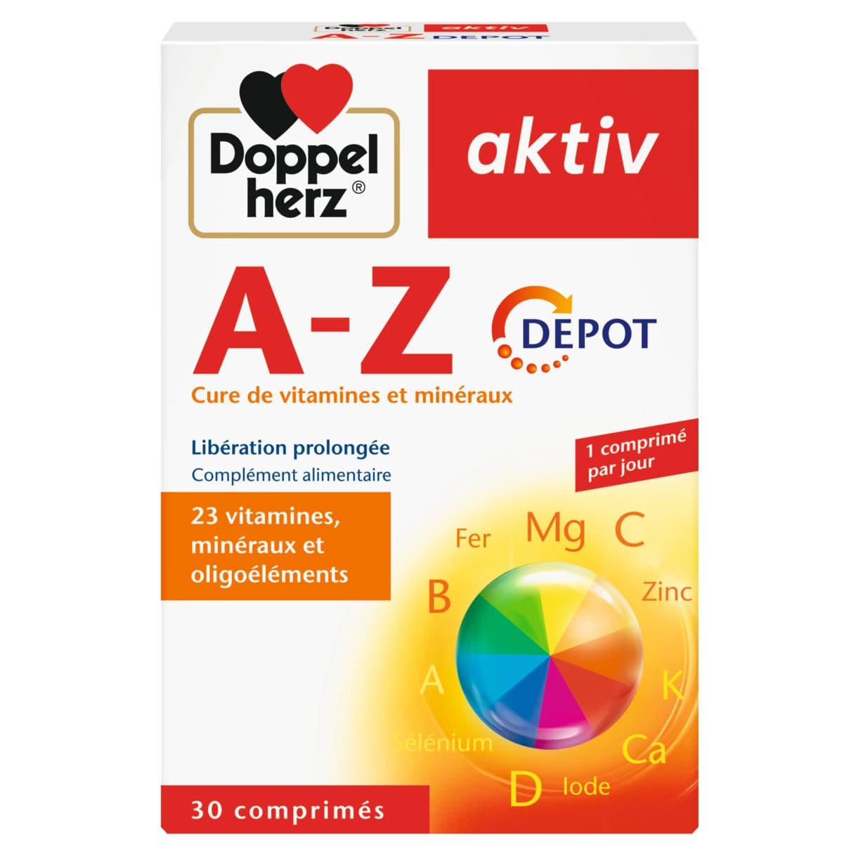 Aktiv A-z AZ Action Durable 30 Comprimes
