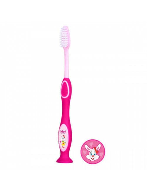 Chicco Brosse a Dents Rose 3-6 Ans