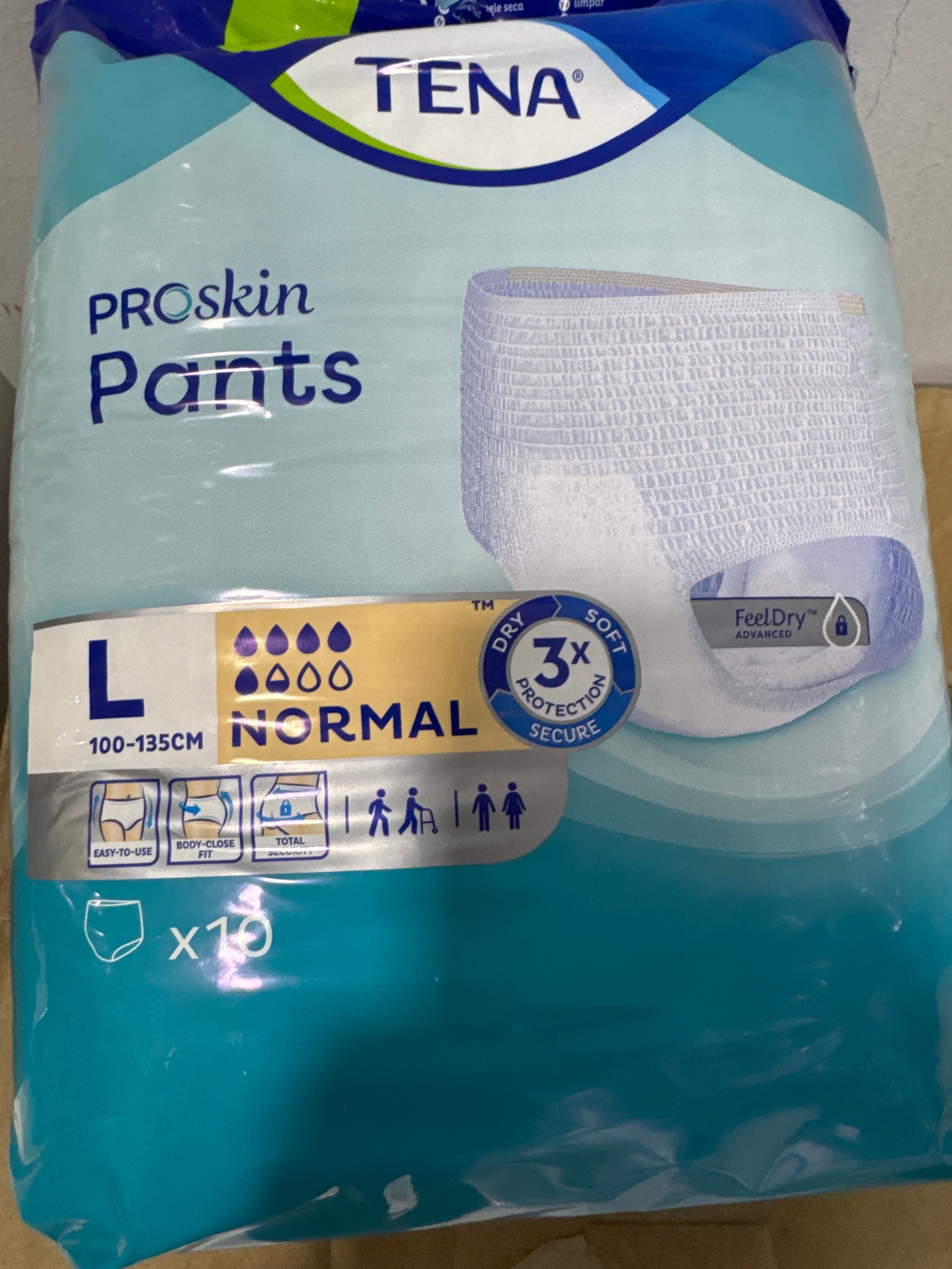 Tena Pants Large BT 10