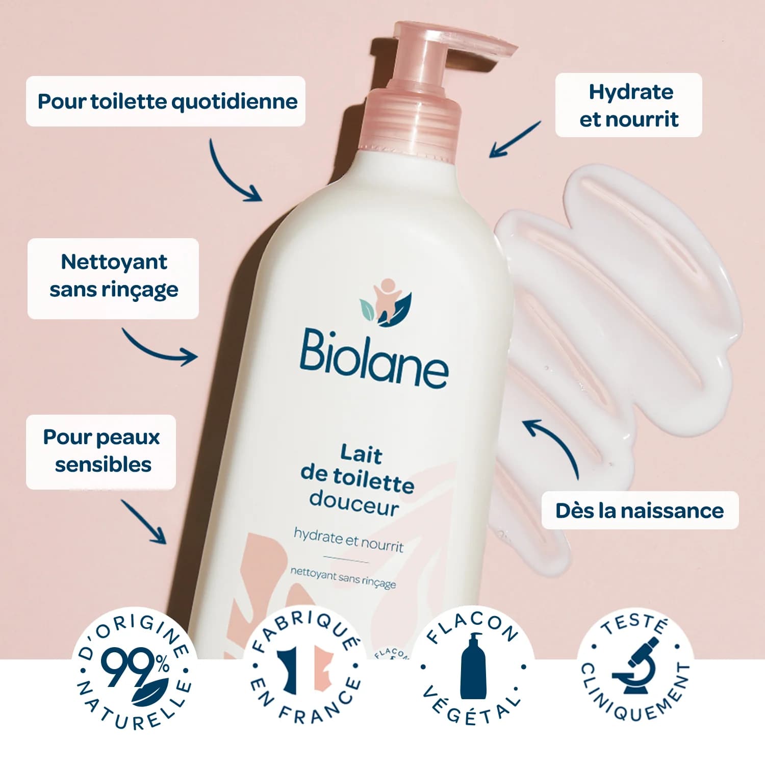 Biolane Lait de Toilette 200ML