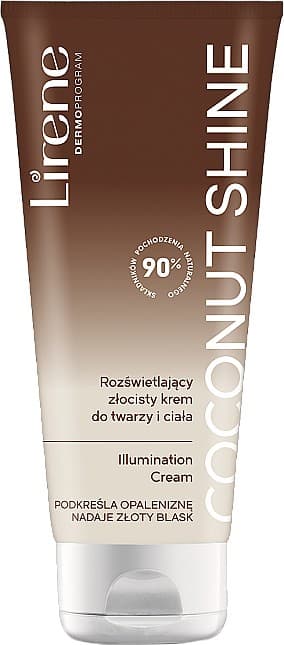 Lirene Coconut Shine Creme Illuminatrice Visage et Corps 150ML