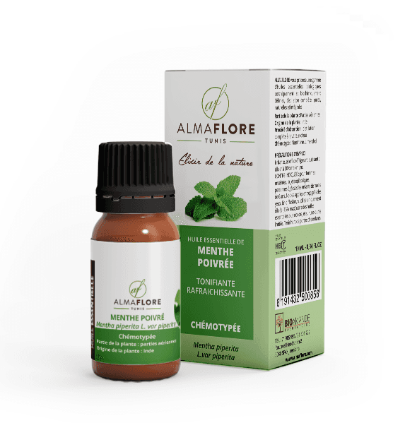 Almaflore Huile Essentielle de Menthe Poivree 10ML