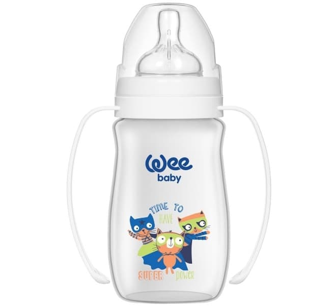 Wee Baby Biberon Large en Plastique 250ML Ref 138