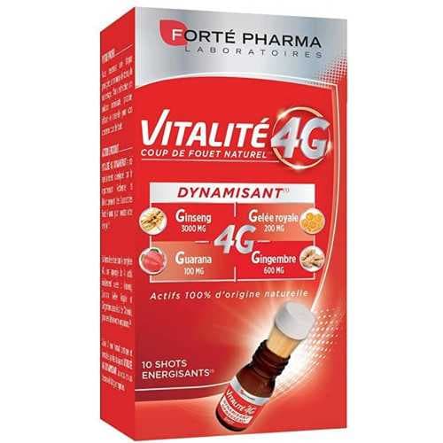 Forté Pharma Vitalite 4G Dynamisant 10 Shots