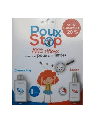 Medicare Pouxstop Coffret Shampoing+lotion