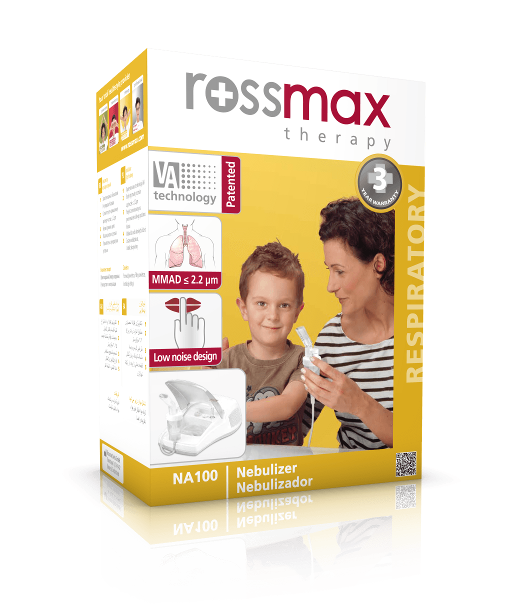 Rossmax Nebuliseur Appareil Aerosol NA100