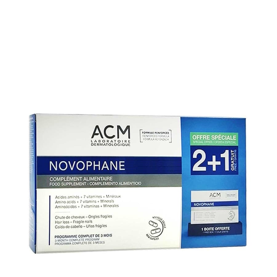ACM Novophane Coffret 2+1 Gelules B60