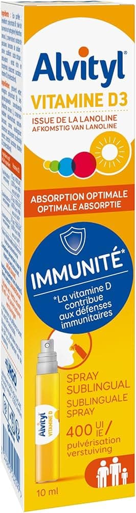 Alvityl Vitamine D3 Spray Sublingual 10ML
