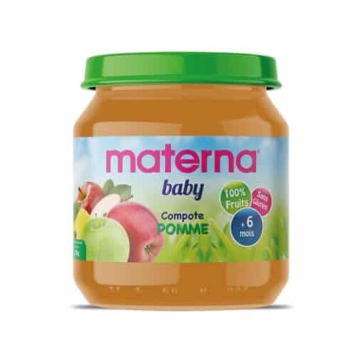 Materna Compote Pomme Fraise 130G