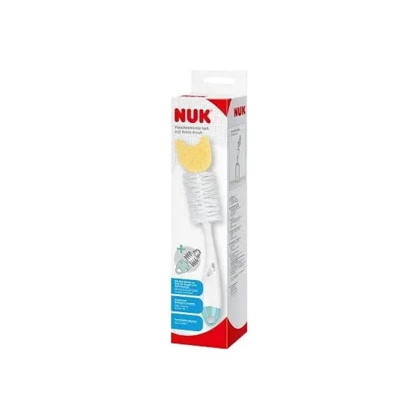 Nuk goupillon soft 2en1 avec éponge