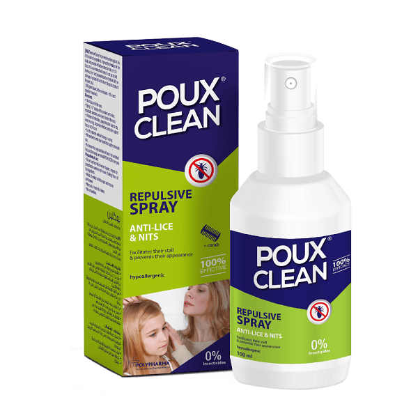 Polypharma Poux Clean Repulsif Spray 100 ML