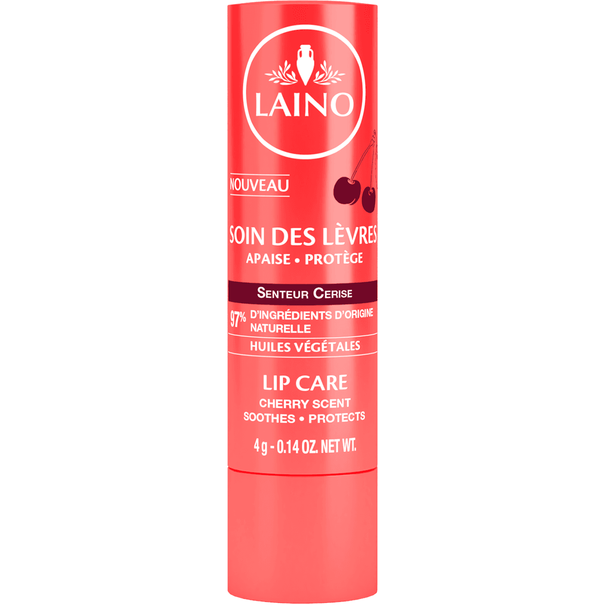 Laino Soin des Levres Fragilisees Gout Cerise 4G