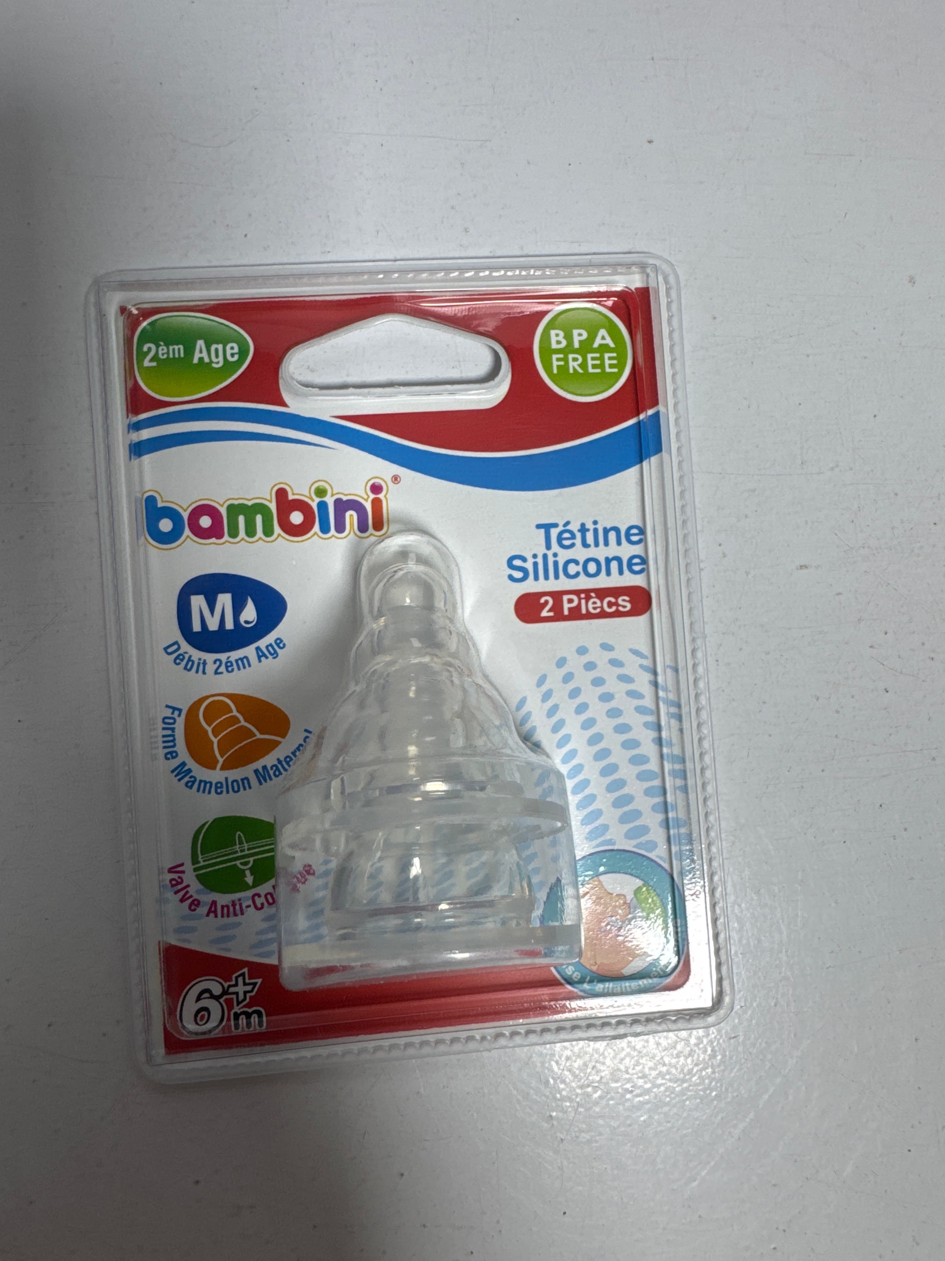 Bambini Tetine Double 2AGE Lot de 2 413