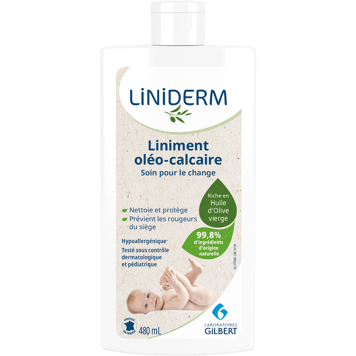 Gilbert Liniment Oleo Calcaire Stabilise 480 ML