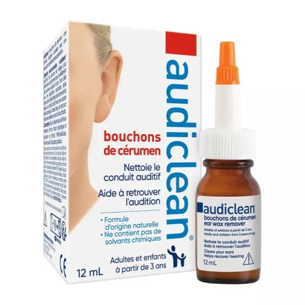 Audiclean Bouchon de Cerumen 12ML