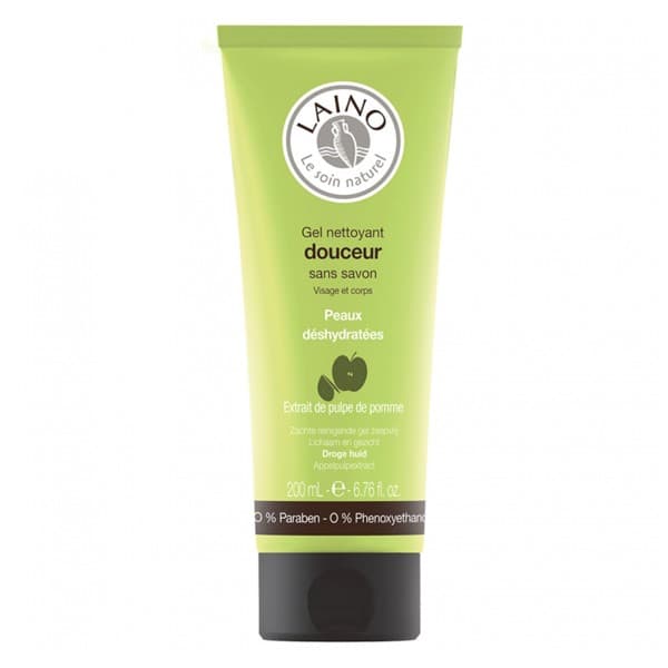 Laino Gel Nettoyant Visage et Corps Pomme 200 ML