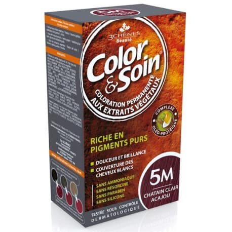 3 Chenes Color Soin 5M Chatain Clair Acajou