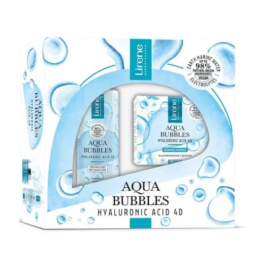 Lirene Coffret Aqua Bubble Hydro Gel + Eau Micellaire 200ML Offerte