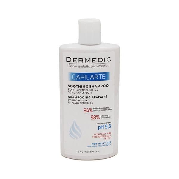 Dermedic Capilarte Shampoing Apaisant pour Cheveux Hypersensibles 300ML
