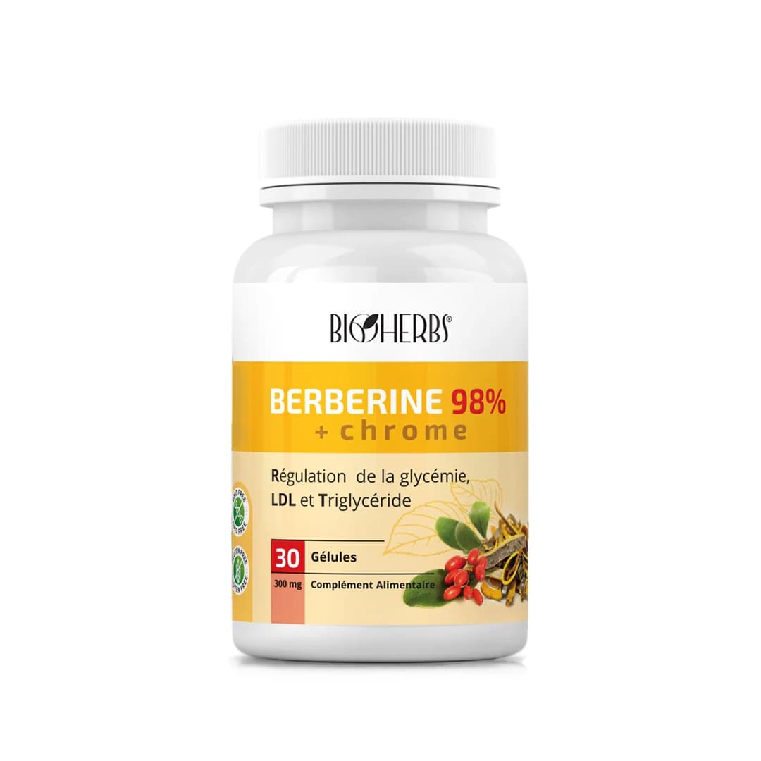 Bioherbs Berberine 98% +chrome BT30