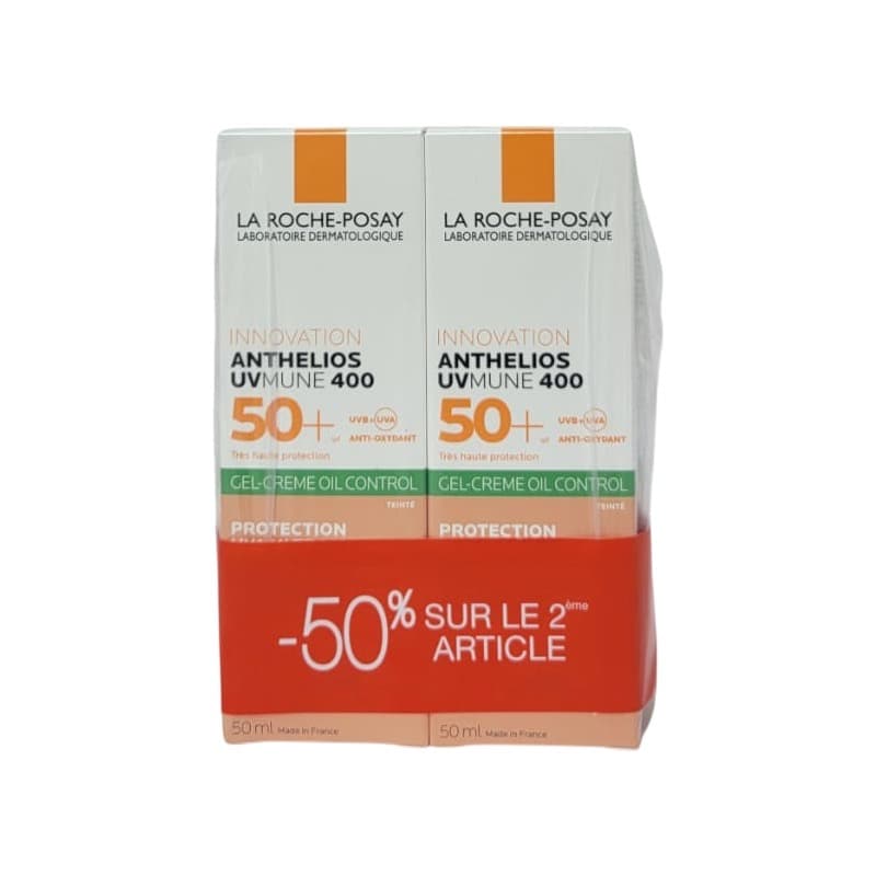 La Roche-Posay PACK ANTHELIOS GEL CREME TEINTEE -50% SUR LA 2eme date 7/26