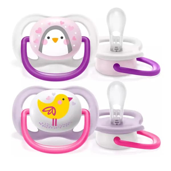 Avent Sucette Fille Collection Animal 0-6M SCF080/06
