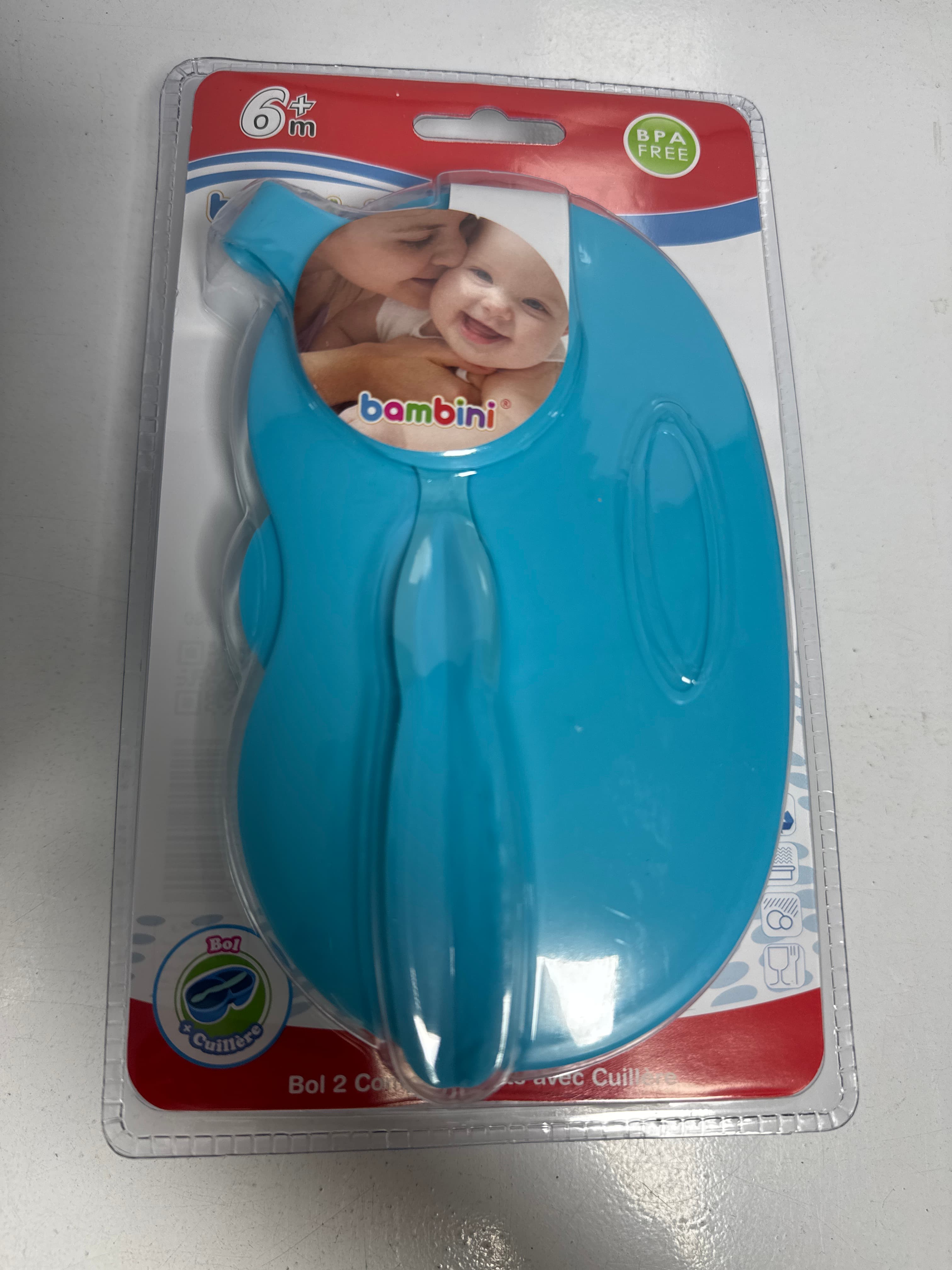 Bambini Bol 2 Compartiments avec Cuillere 480