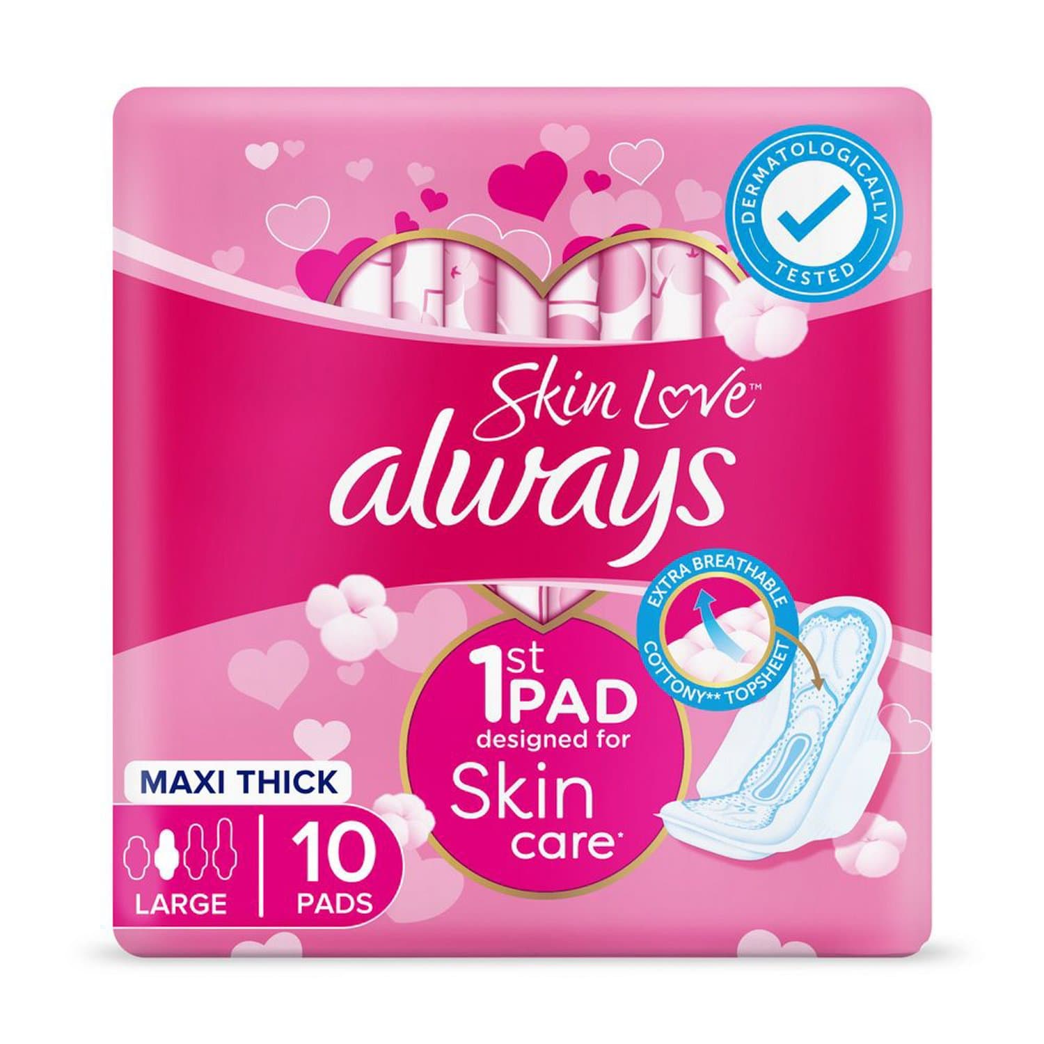 Always Maxi Skin Love BT 10