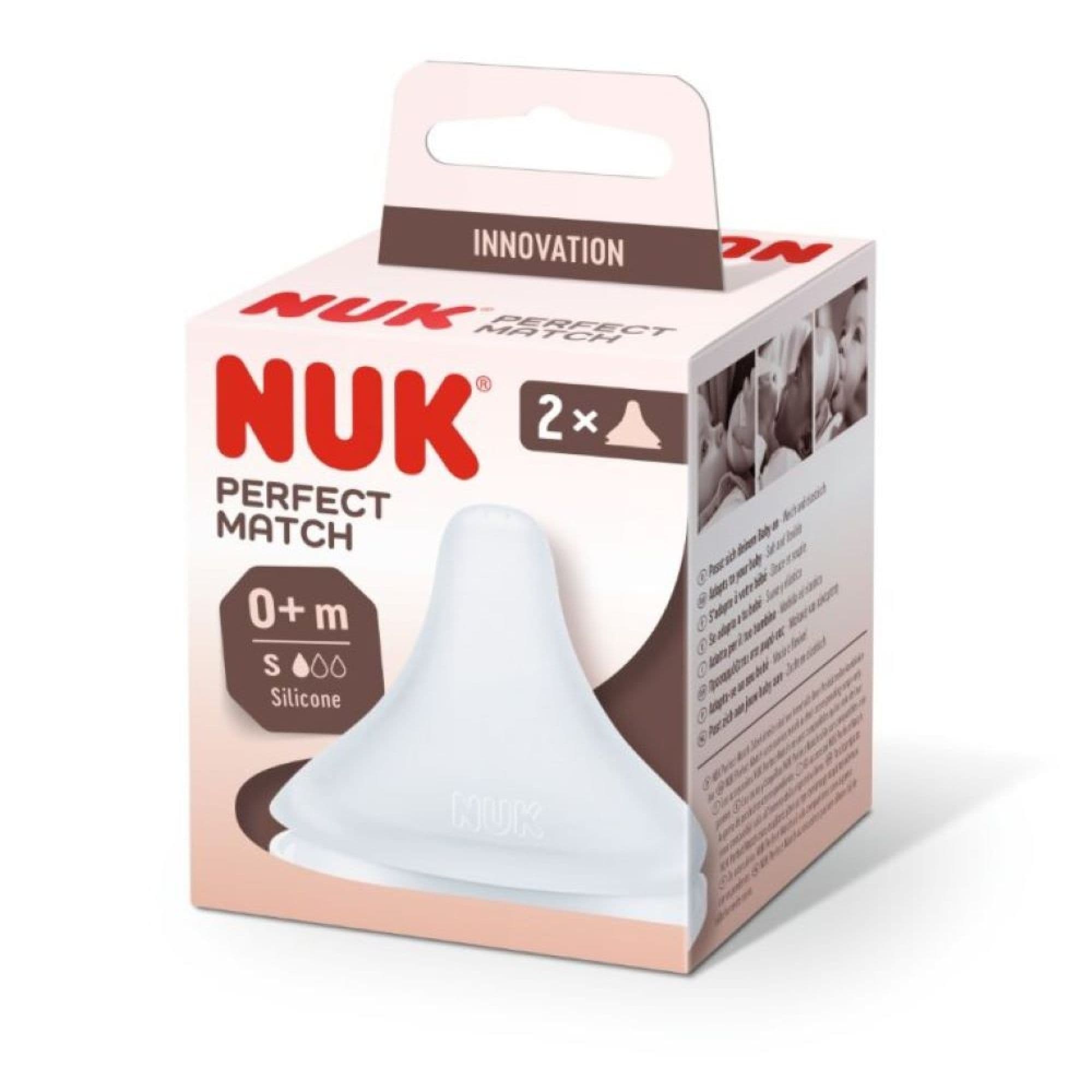 Nuk Tetine Perfect Match U 0M+ x2
