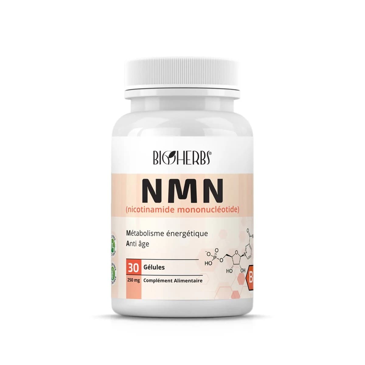 Bioherbs Nmn Nicotinamide Mononucleotide 30 Gelules