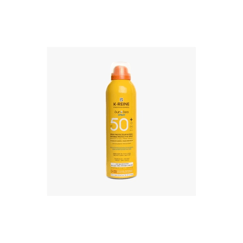 K Reine Sun & Sea Brume Spray Invisible Visage et Corps SPF50+ 200M