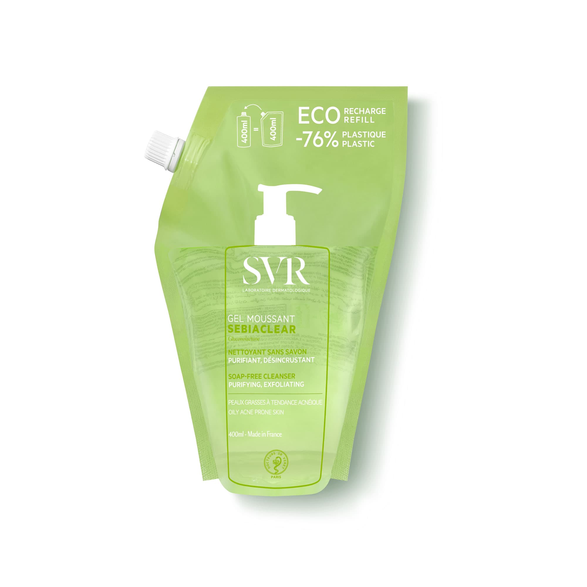 SVR Sebiaclear Gel Moussant la Promo Sebiaclear Gel Moussant 200ML Recharge 400ML