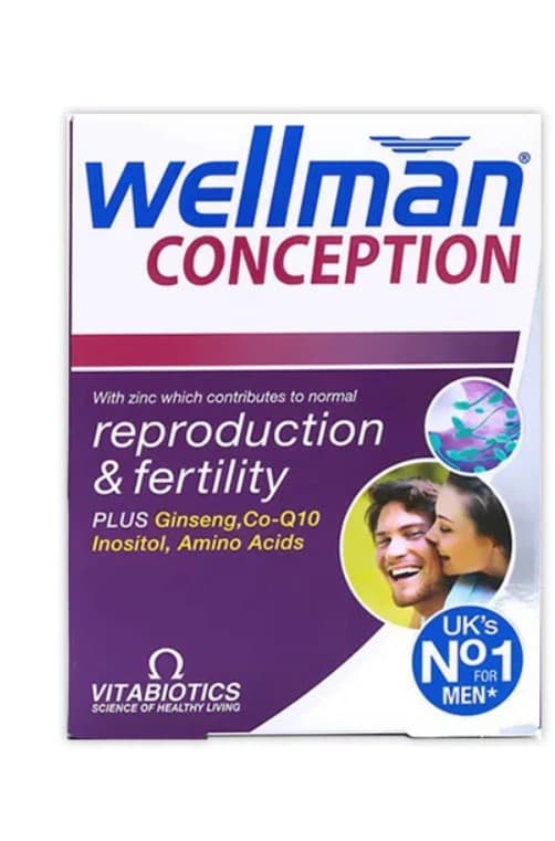 Vitabiotics Wellman Conception 30 Comprimes