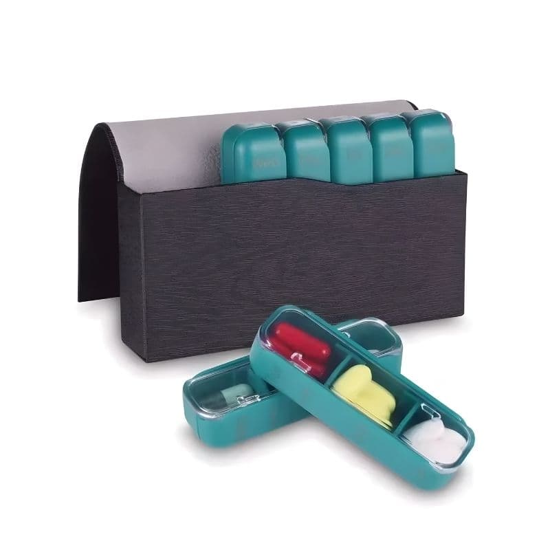 Anycare Pillulier Mini Book Noir PT94819