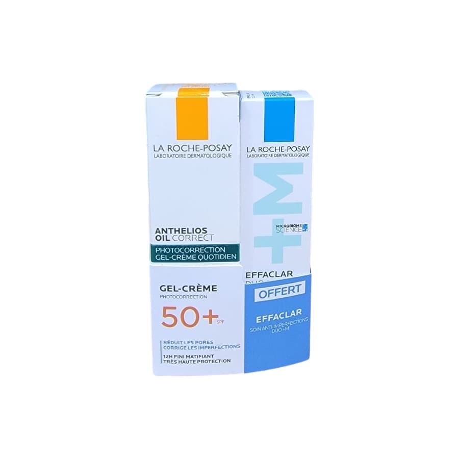 La Roche-Posay Anthelios Oil Correct 50ML+ Effaclare Duo + M 15ML Offert 8/26