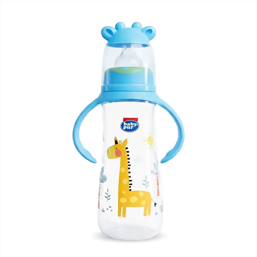 Baby Pur Biberon en Plastique avec Ance Giraf 250ML 72031