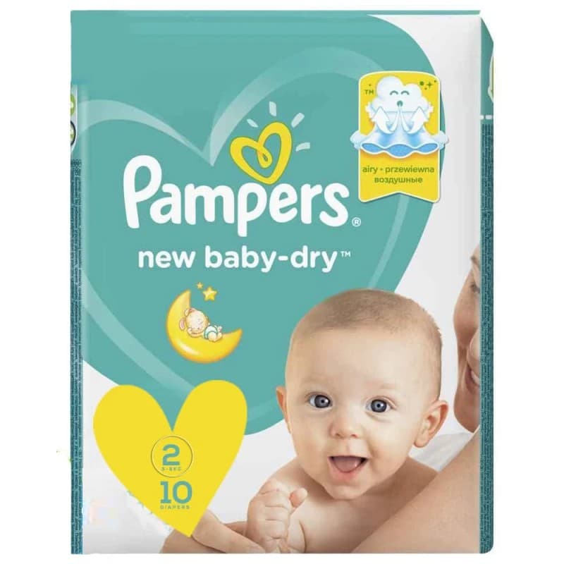 Pampers Couche T2 3-8KG BT 10