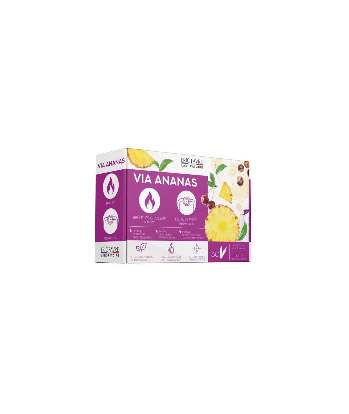 Eric Favre Via Ananas Brule Graisses 30 Doses a Boire