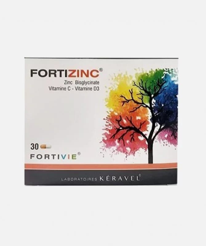 Keravel Fortizinc Gelules BT 30