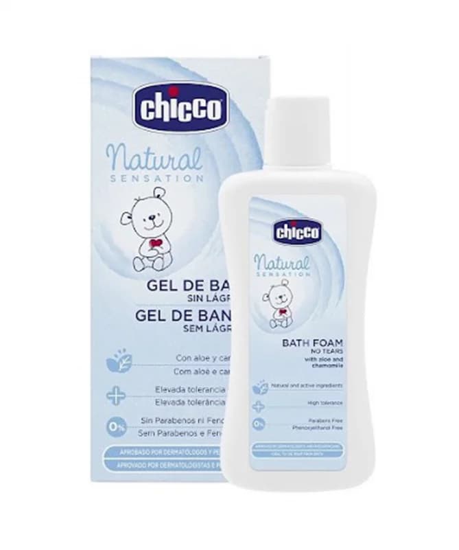 Chicco Shampoing Bain Natural Sensation 200ML