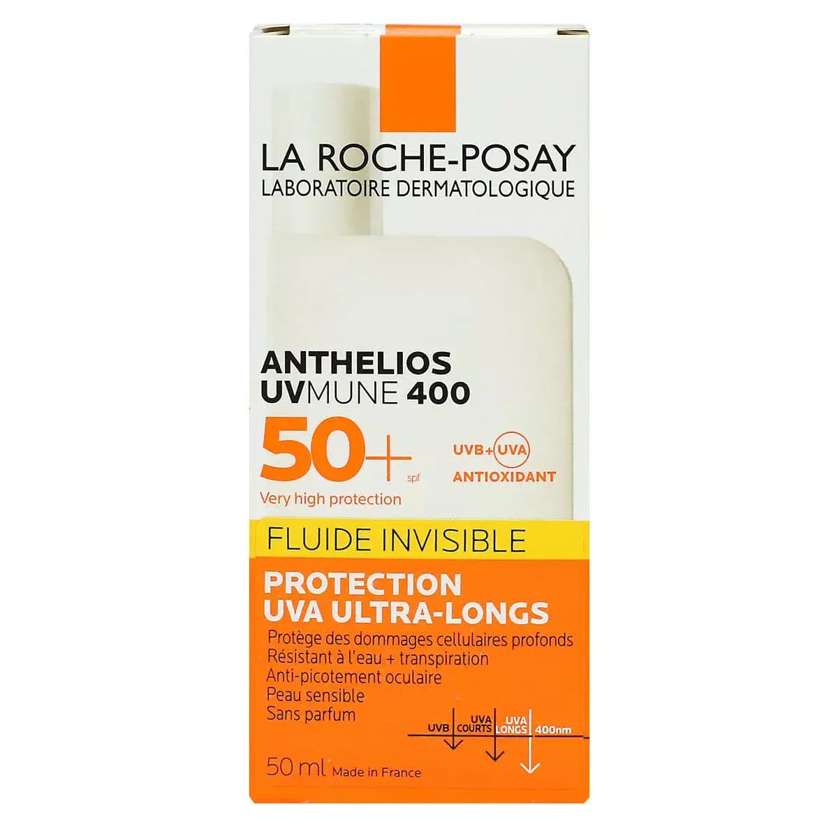Roche Posay Anthelios Uvmune 400 Fluide Invisible Spf 50+ 02/2027