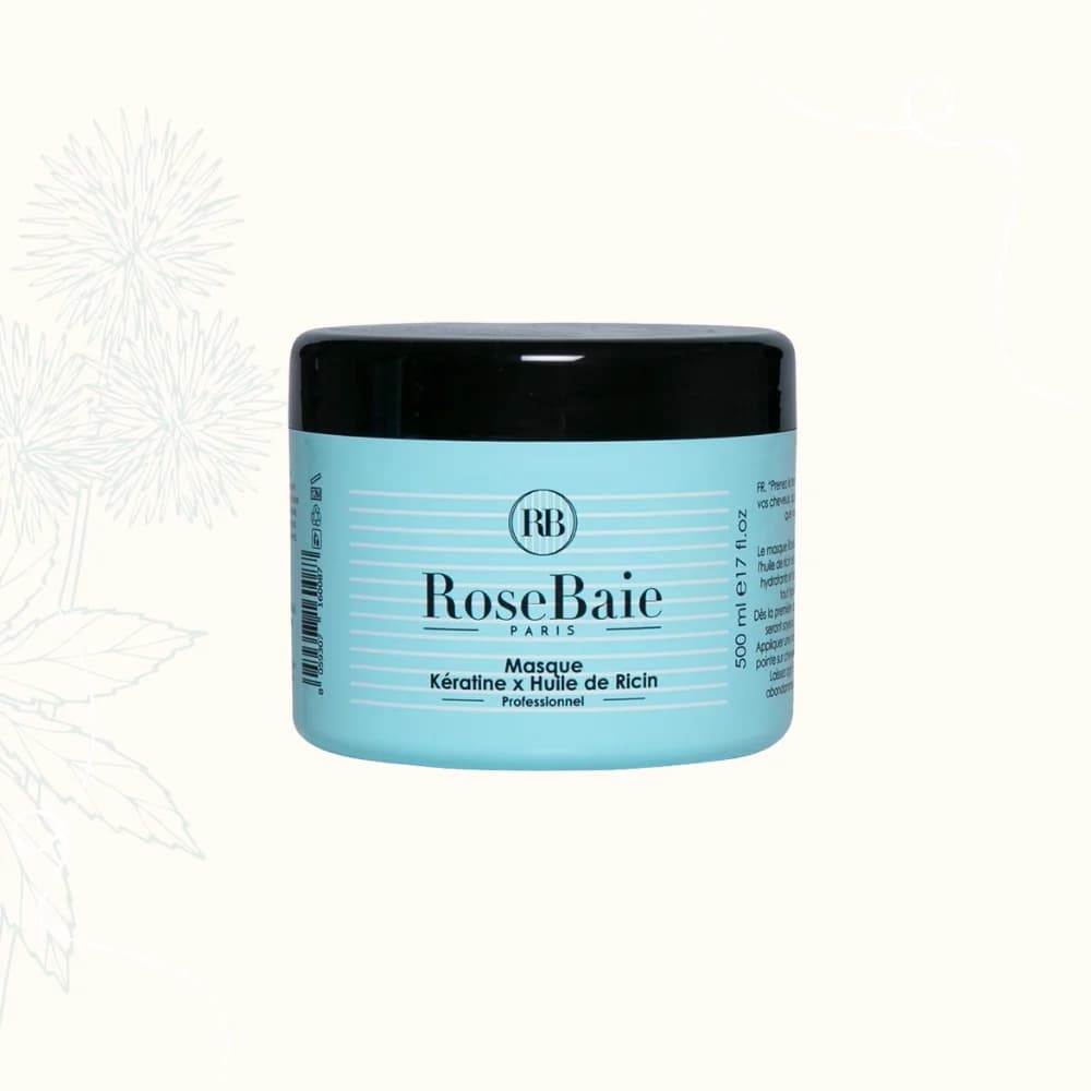 Rosebaie Masque 500ML Huile de Ricin