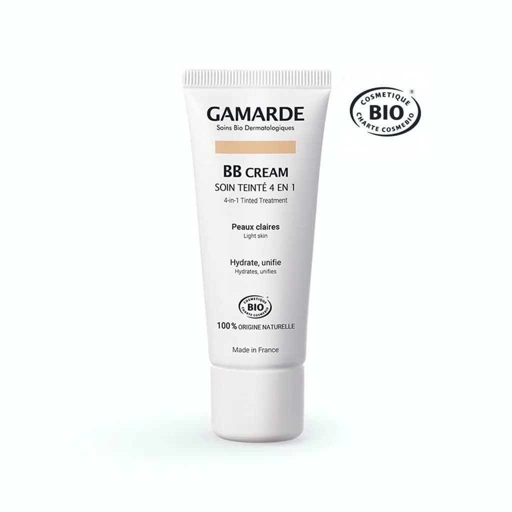 Gamarde BB CEAM SOIN TEINTE 4 en 1 PEAUX CLAIRE BIO 40ML