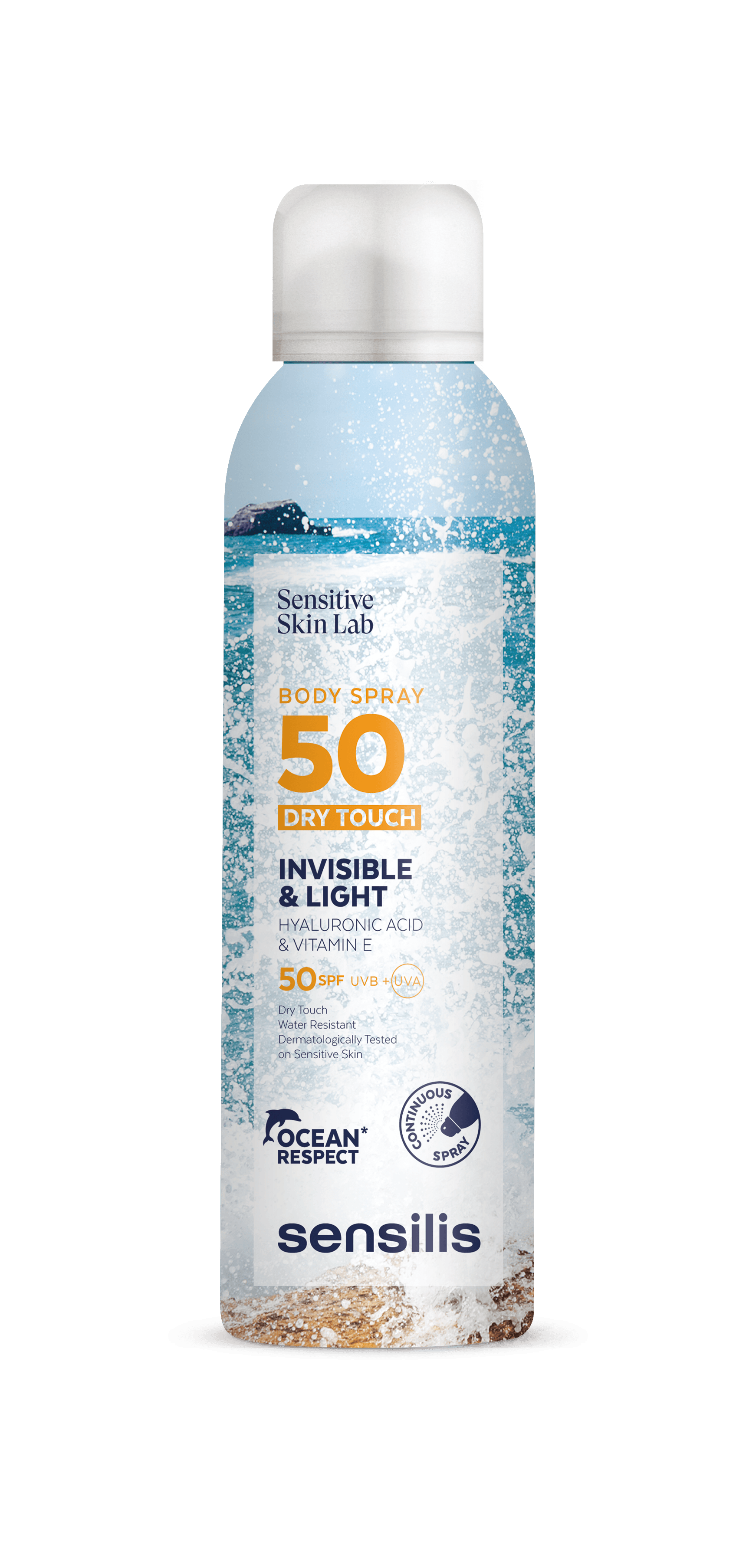 Sensilis Sun Body Spray Toucher Sec SPF50+ 200ML